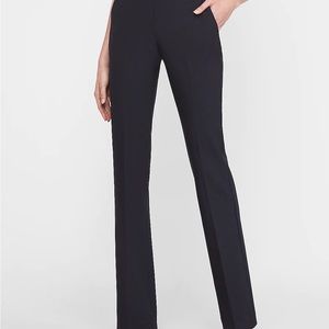 Express Black Publicist Barley Foot Mid Rise Pants